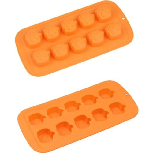 2020 Hot Halloween 3D Pumpkin Silicone Cake Mold Bakery Tools Lovely Pumpkin Chocolate Cookie Moulds Baking Accessories