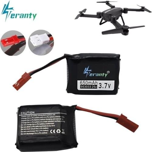 3.7V 650MAh Lipo Battery for TOZO Q1012 Q9 battery for X8TW X8T RC Quadcopter Drone Spare Parts 953033 3.7v 25c battery 2pcs/lot