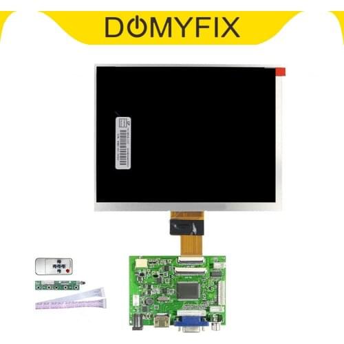 8" inch IPS LCD Screen HJ080IA-01E+Controller Board HDMI VGA 2AV 1024x768 LVDS 40pins 800:1 60Hz