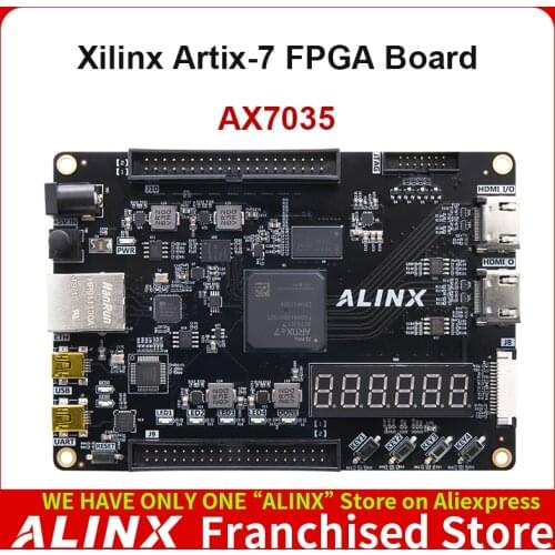 ALINX AX7035: XILINX Artix-7 XC7A35T FPGA Board A7 SoMs Evaluation Kits