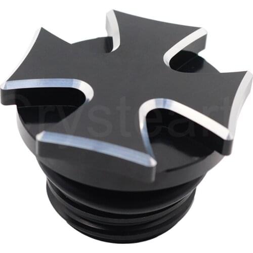 Motorcycle Aluminum Fuel Gas Tank Vented Decorative Oil Cap For Harley Touring Road King Softail Dyna Sportster XL 1200 883