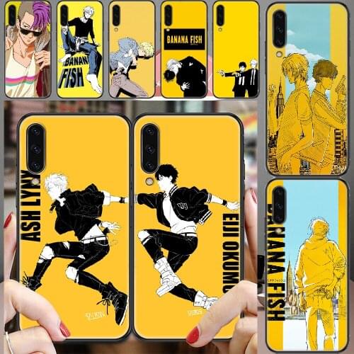 Banana Fish Anime Phone case For Samsung Galaxy A 3 5 7 8 10 20 21 30 40 50 51 70 71 E S 2016 2018 4G black soft funda 3D
