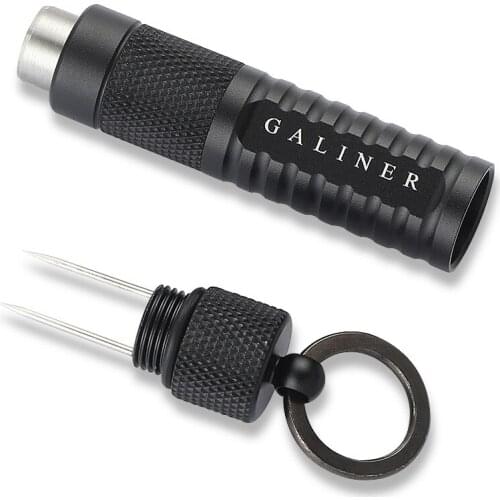 Black Metal Needle Cigar Punch Striped Shape Portable Puncher Cigar Drill Draw Hole Cutter Tobacco Smoking Accessories