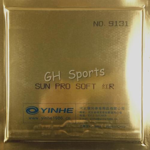 Yinhe Sun Pro Factory Tunned MAX TENSE Pips in Table Tennis Rubber With Sponge