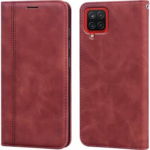 For Samsung Galaxy A12 SM-A125F Case Flip Leather Phone Cover For Samsung A31 A41 GalaxyA31 A 12 31 41 A 2 A21 A 21S Etui Fundas