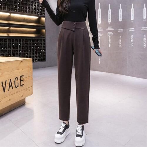 GUUZYUVIZ Women's Trousers Harem Pants