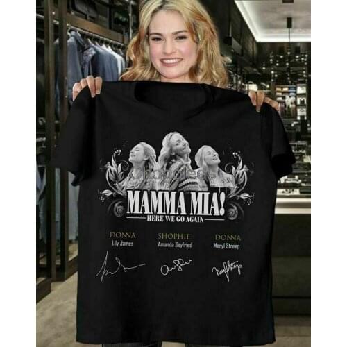 Mamma Mia costume Here we go again Donna-Shopie movie film Shirt Size F