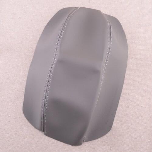 Gray Microfiber Leather Car Auto Center Console Armrest Lid Cover Trim Fit For Honda Civic 2006 2007 2008 2009 2010 2011