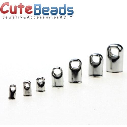 OlingArt Multi-Size Round Leather Rope Tongue Buckle Buckle Hook DIY End Cap Jewelry Free Shipping