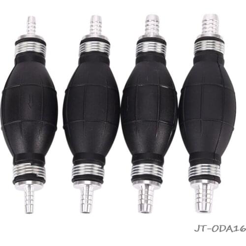 Line Pump Primer Bulb Hand Primer Gas Petrol Pumps Rubber And Aluminum Hand Fuel Pump Apply to All Fuels/4 styles