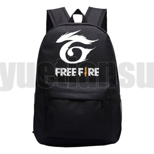 Mochila Hot Game Free Fire Backpack Anime Laptop Back Pack Schoolbags for Teenager Cartoon Free Fire Garena Back To School Bag