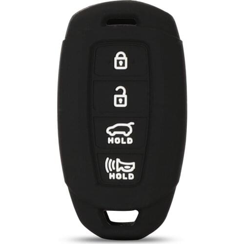 Kutery 4 Buttons Remote Silicone Car Key Cover Case Shell For Hyundai Elantra Sonata Tucson I40 IX35 I45 Replacement