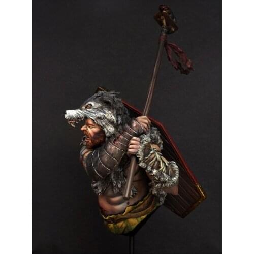 Resin Kits 1/ 10 Warrior 1st century AD bust Resin Model DIY TOYS new