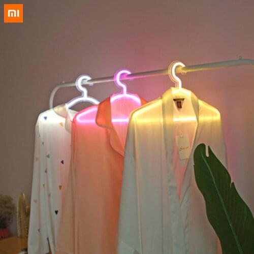 Xiaomi Youpin LED Light Sign Clothes Stand USB Powered Hanger Night Lamp For Bedroom Home Wedding Clothing Store Art Wall