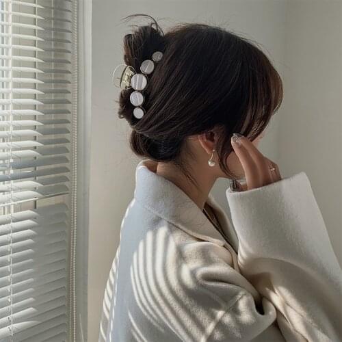 Women Elegant Acetate Imitation Shell Cherry Plastic Hair Claws Sweet Headband Hair Clips Hairpins Lady Fashion Hair Accessories