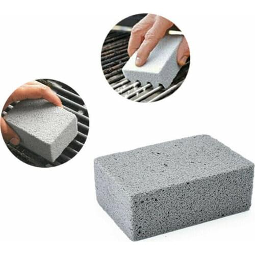 3PCS Handheld Clean Brick BBQ Cleaning Stone Odorless Grill Ecological Barbecue Scraper Griddle Removing Stains Brush