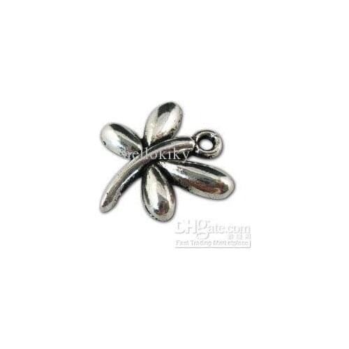 600pcs Tibetan silver dragonfly shape charm A11189