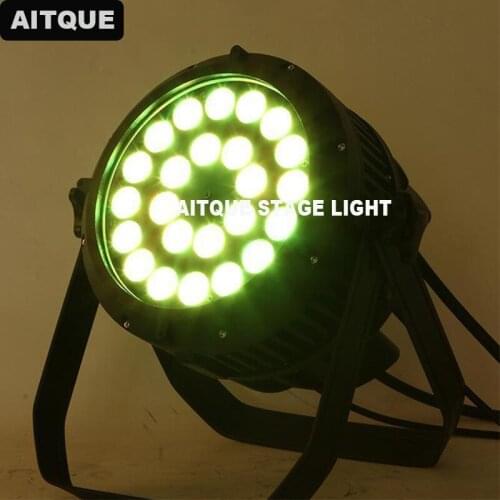 8pcs/CASE Dmx outdoor lighting par waterproof led 24x18w rgbaw uv outdoor led par can light flight case