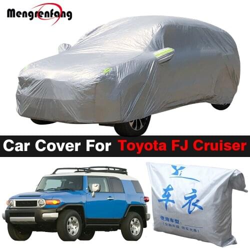 Car Cover For Toyota FJ Cruiser SUV Outdoor Anti-UV Sun Shade Rain Snow Ice Dust Prevent Cover