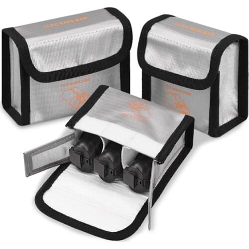 Flight Battery Safe Bag for DJI Mavic MINI/Mini 2 Drone Protective Case Transport Protector Explosion-proof Anti-scratch Bag