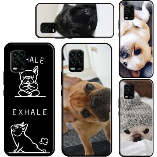 Funny french bulldog Case For POCO X3 Pro M3 F2 F3 Back Cover For Xiaomi Mi 11 Ultra Note 10 Lite Mi 9T 10T Pro