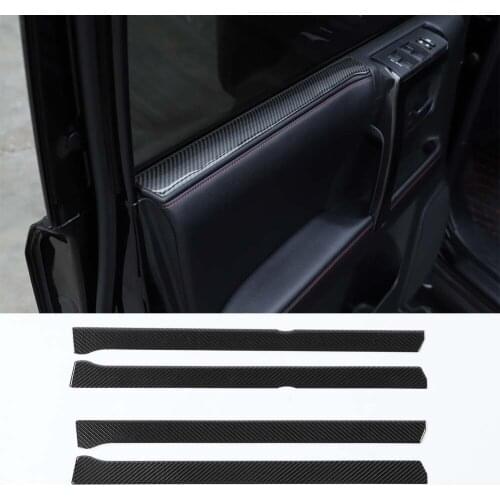 Car Door Window Interior Decoration Strips Stickers For Toyota 4Runner 2010 up Interior Auto Accessories Styling Moldings