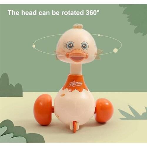 Baby Cute Pull Back Duck Toy Walking Duck Toy Early Educational Toys for Boys Girls Kids Gifts