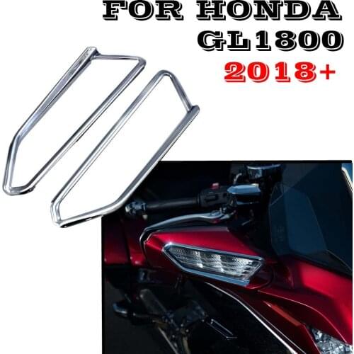For HONDA Goldwing GL1800 2018+ up F6B 2018 2019 2020 Chrome Decorative cover Mirror Surround