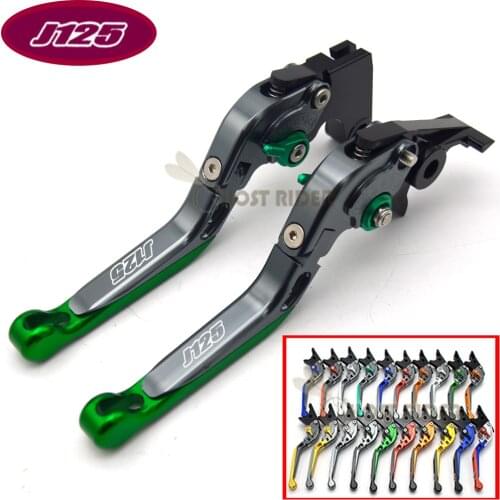 For KAWASAKI j125 J 125 2014 2015 2016 2017 2018 Motorcycle Accessories Folding Extendable Brake Clutch Levers