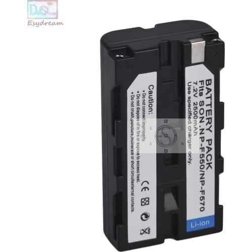 F550 NP-F550 F330 F570 2500mAh Battery for SONY GV-D200 D800 CCD-SC55 TR818 TR910 TR917 TRV75 PM090