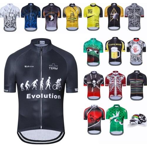 Weimostar USA White Short sleeve Cycling Jersey tops mtb Bike Jersey ciclismo Summer Team Bike Shirts Cycling Jackets Breathable