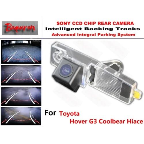 For Toyota Hover G3 Coolbear Hiace CCD Car Backup Parking Camera Intelligent Tracks Dynamic Guidance Rear View Camera