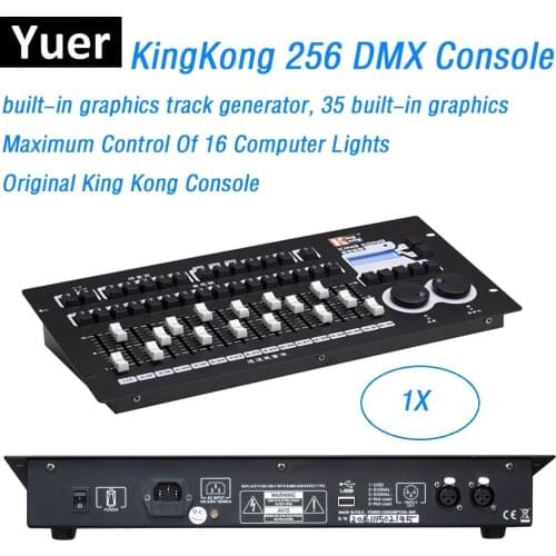 1Pcs Dj Equipments King Kong 256 DMX Controller LED Par Moving Head Light Console DMX512 Professional Stage Lighting Controller