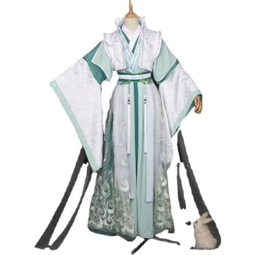 Anime Villain Self-rescue System Shen Qingqiu Cosplay Costume Tian Guan Ci Fu Shi Qingxuan Costumes Hanfu for Christmas Party