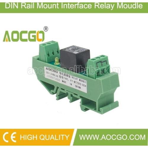 Custom-Made T73 Relay Serials DIN Rail Mount Relay Module