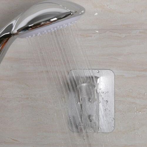 Shower Head Holder Stand Punch-Free Aluminum Bracket Wall Mount Hook Adjustable 90 Degrees Replace Bathroom Accessories