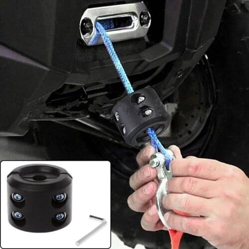 New Rubber Universal Saver Stopper Line Rope Hook Vehicle Winch For ATV Durable Guard Cable Stop Commander Line Save Stopper
