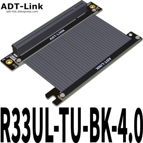 PCIe 4.0 X16 Riser Cable Reverse for ITX Cases with NVIDIA & AMD 6000 Series GPUs. Newly Revised PCIe 4.0. No BSOD, or WUE