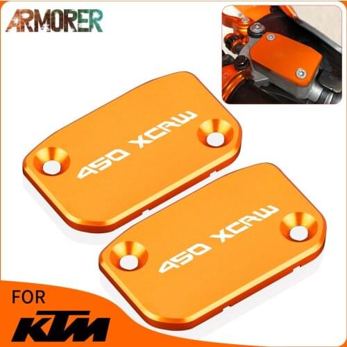 450XCR-W Front Brake Master Cylinder Cover Reservoir Motocycle Oil Fluid Cap Tank Cup Accessories For KTM 450 XCR-W XCRW 2008