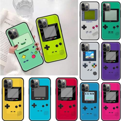 Gameboy Boy Game Silicone Case Coque For iPhone 12 11 Pro Max X XS Max XR 7 8 6 6S Plus Soft Phone Shell Cover Fundas Housing