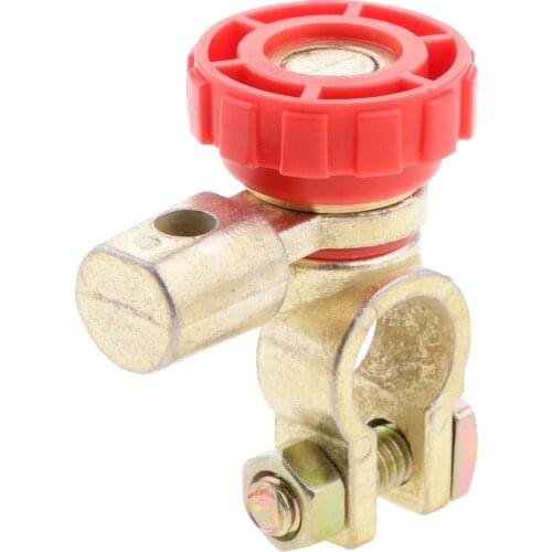 Heavy Duty Battery Disconnect Isolator Cut Off Power Link Switch 12V 24V Universal Type 60x55mm Random Knob Color