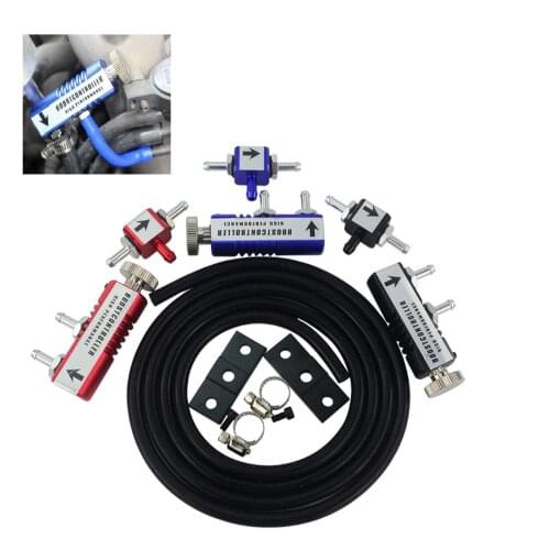 Turbocharger Manual Controller Adjustable Kit Machined Aluminum Hollow Rust-proof Hose Clamp Multi-color Universal Turbocharger
