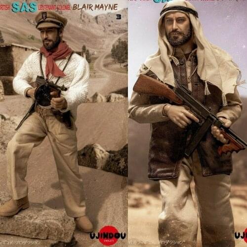 UD9003 1/6 WWII 1942 British Sas Lieutenant Colonel Blair Mayne Doll Full Set Figure In Stock Item