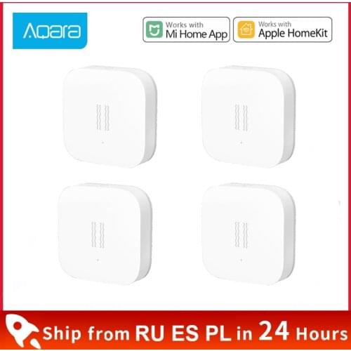Aqara Smart Motion Sensor Vibration Detection Zigbee Shock Sensor Alarm Monitor Built In Gyro for MiHome Gateway 3 Aqara Hub
