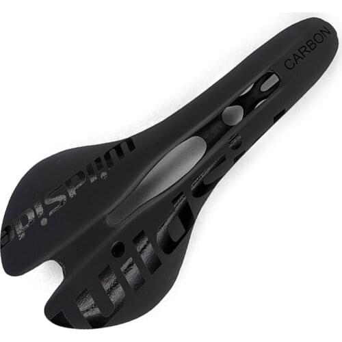 Wildside Mountain road bike carbon saddle high quality open bicycle full carbon fiber soft saddle bicycle seat black and white