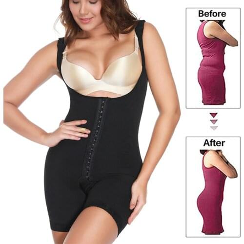 Fajas Shapewear for Women Tummy Comtrol Waist Trainer Full Body Shaper Short Shapewear with Butt Lifter Stomach and Butt Shaper