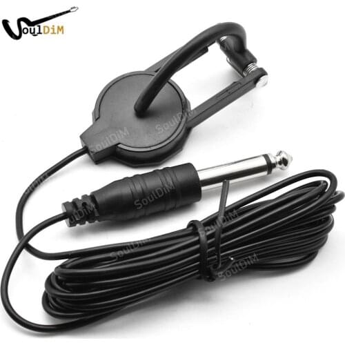 Acoustic Guitar Pickup Clip On Pickup for Guitarra Ukulele Violin with 2.5M Cable Compact Professional Pickup Guitar Parts