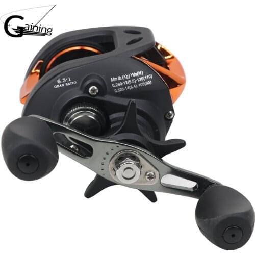 10+1BBs 6.3:1 High Speed Baitcasting Reel 265g Super Long Casting Fishing MAX Drag Power 5kg CNC Wire Spool