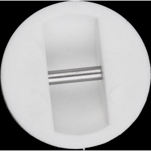 Pack of 2 3cm Surf Leash Plug Longboard Leg Rope White+Black