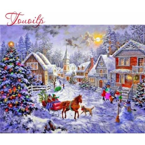 Animal Diamond Painting Christmas Cross Stitch Winter Full Square Kit Diamond Mosaic New Diamond Embroidery Accessories